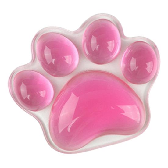 Ergonomic Wrist Guard Anti-Slip Transparent Design Creative Shape Silicone Elbow Pad Cushion Cute Clear Mouse Wrist Pad