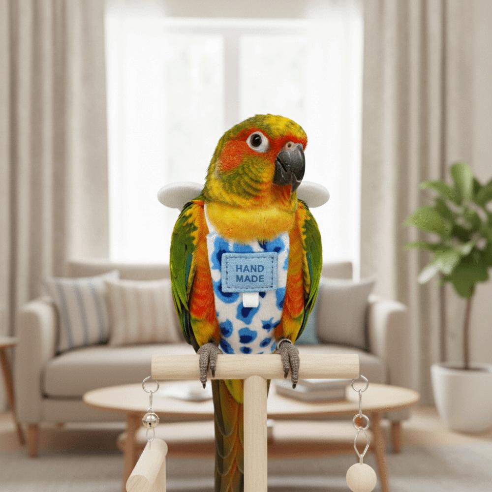 Warm Pet Parrot Diaper Thickened Bird Flight Suits Pet Bird Apron Bird Nappy Travel Use