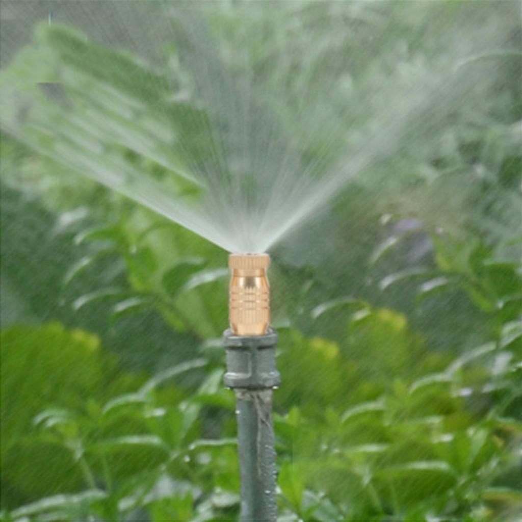 10Pcs Threaded Brass Fog Mist Nozzles Misting Fogging Spray Sprinkler Head