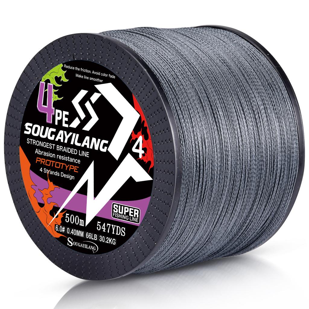 SOUGAYILANG Fishing Line 100M PE Braided Fishing Line 4 Stands Fishing Line Strong PE Braided Fishing Fishing Lines