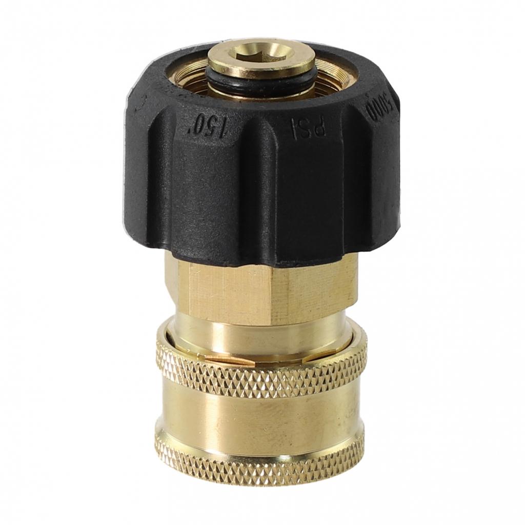 Quick Connector To M22 14/15 3/8 5000psi Adapter Brass