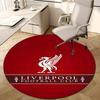 1pc L-Liverpool  Print Round Carpet Chair Round Carpet Suitable for Bedroom Living Room Home Decorative Carpet