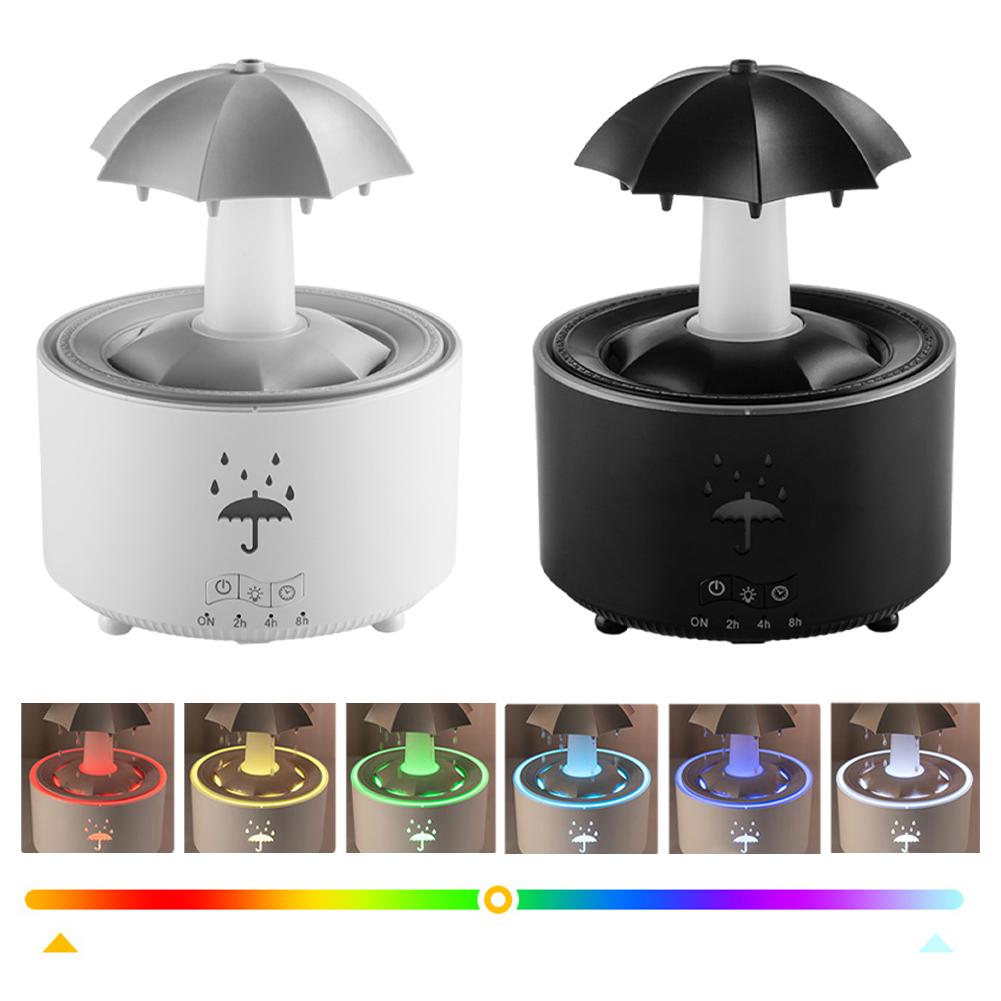 Rotating Umbrella Humidifier with Remote Essential Oil Diffuser Auto Shut-Off Aromatherapy Diffuser for Home Office