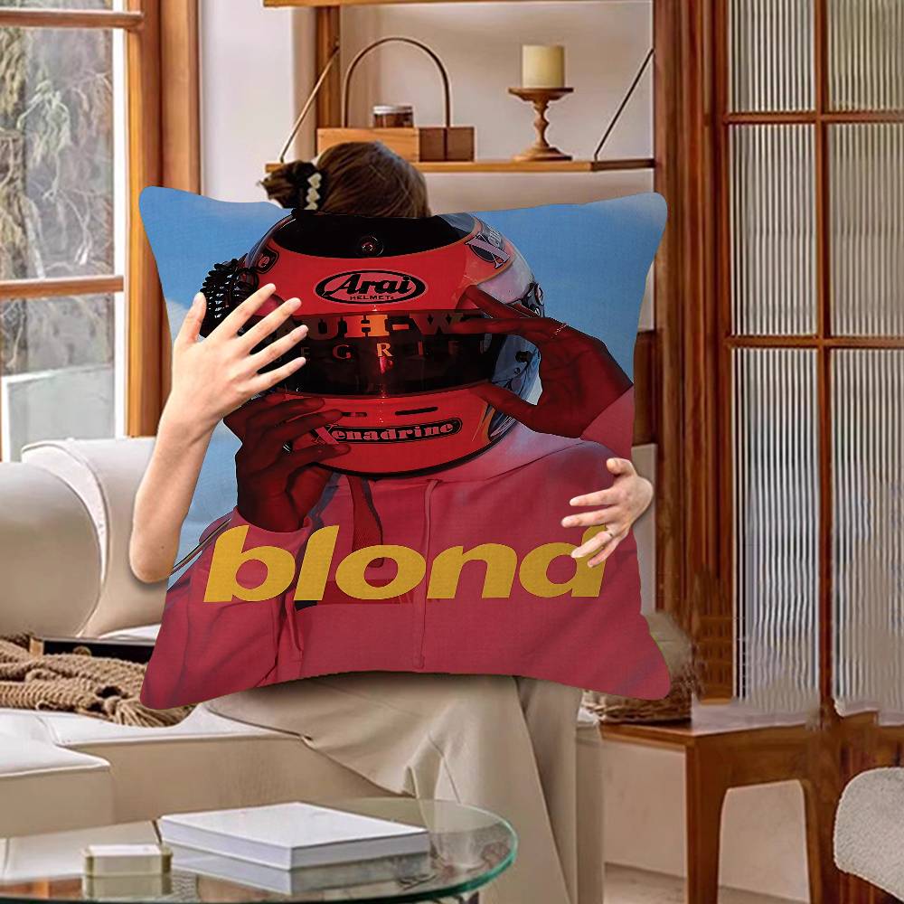 Frank Ocean Blond Album Pillow Cover For Bedroom Room And Living Room Sofa Decorative Cushion Cover