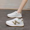 2025 Spring Little White Shoes New Korean Version Ins Female Students Height Increase Platform Sports Board Shoes Casual Shoes Female AA38