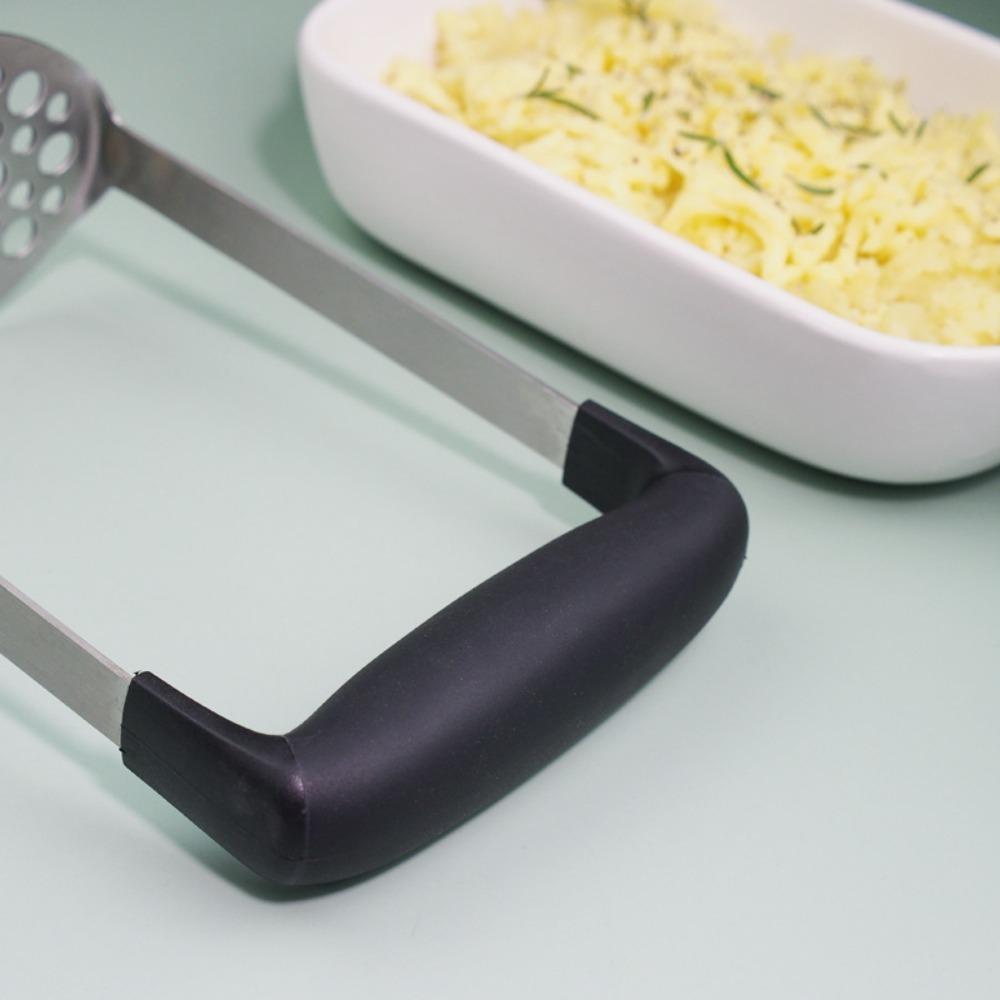 Handheld Potato Masher Non-slip Plastic Handle Potatoes Presser Portable Potato Smasher Fruit