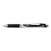 Шариковая ручка Pentel Гелевые чернила Energel Выдвижная 0,7 мм Серебристый корпус BL77-A Черный