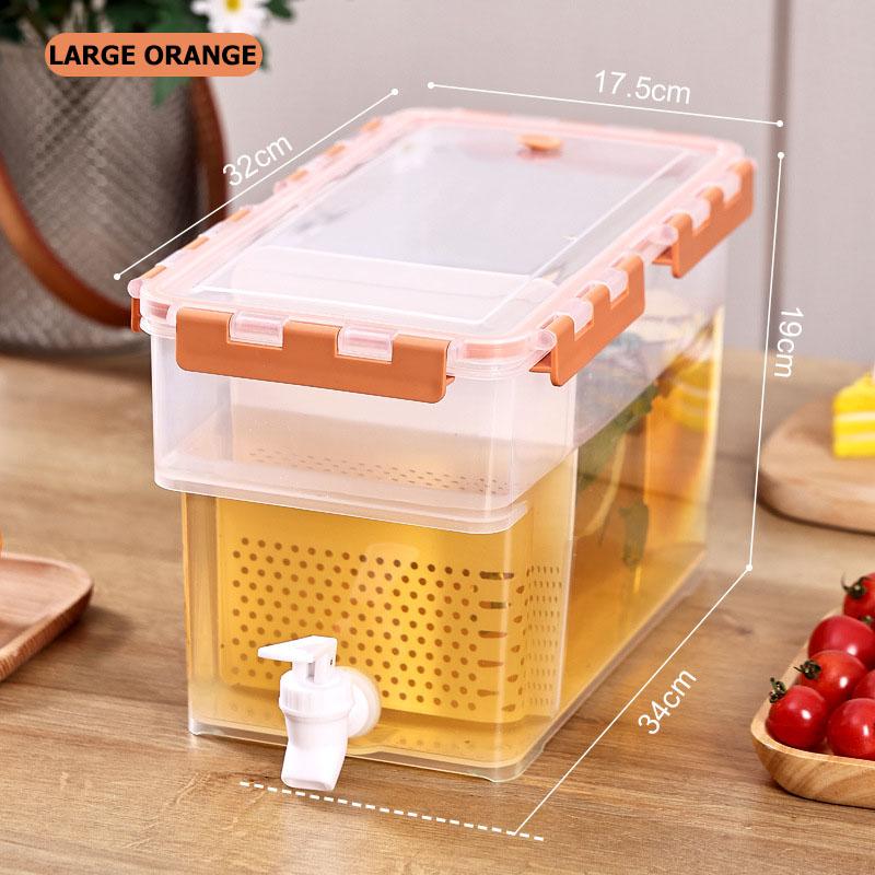 Пластиковый чайник, пищевой холодильник с краном, 3,5 л-6 л, ведро для холодной воды, ведро для холодного сока, большая емкость, ведро для холодной воды