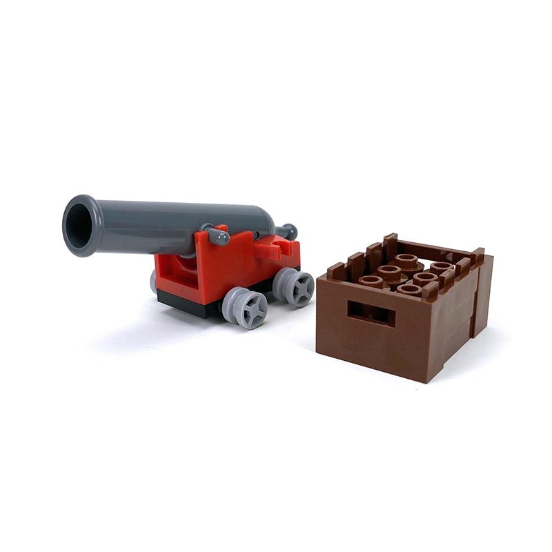 Пазл Собранный Строительные Блоки Пушка Военное Оружие DIY Пластиковые Детали Игрушки Аксессуары Детское Просвещение Образование
