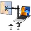FORGING MOUNT Laptop Monitor Arm for Inch 10kg Weight Capacity Per Dual Display VESA Grommet and Clamp Cable Management Arm, 13-32 Monitors, Arm, Arm,