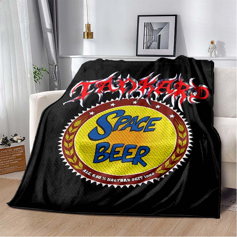 Tankard Metal Band Pavlov's Dawgs Print Soft Flannel Throw Blanket Warm Cozy Sofa Bed Decorative Blanket For Home Use