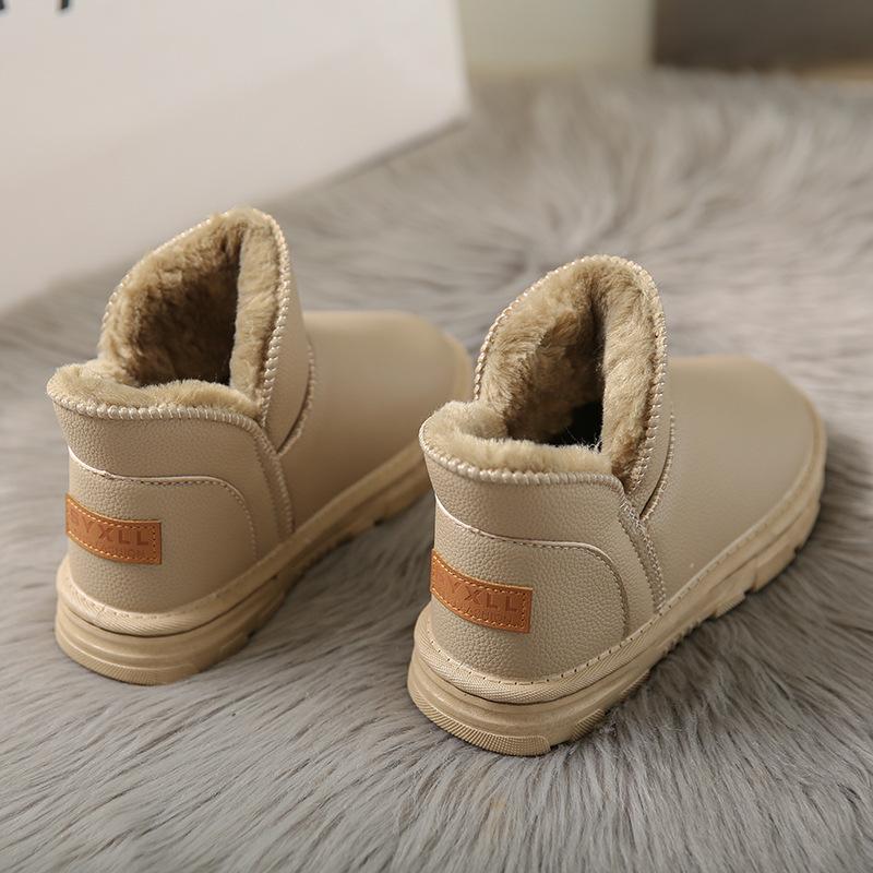 Мода Новые Балетки Платформа Женские Зимние Сапоги Плюшевые Теплые Повседневные Туфли 2025 Зима Новые Толстые Готические Модные Туфли Челси Женские Сапоги