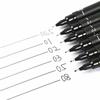 6Pcs/lot Ultra Fine Line Fineliner Black Ink Art Marker New Pin Drawing Pen  Drawing Sketch Manga
