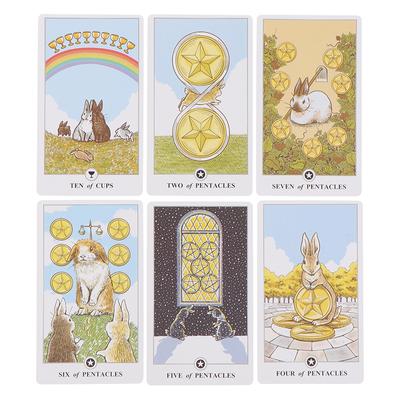 Луналапин Кролик Карты Таро Oracle Cards Party Пророчество Гадание Настольная игра