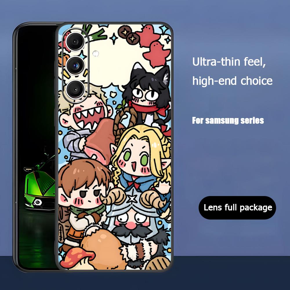 Вкусный в Подземелье Популярный Чехол Для Телефона Для Samsung Galaxy S25 S24 S23 S22 S21 S20 Plus Ultra Note20 Мягкий Черный