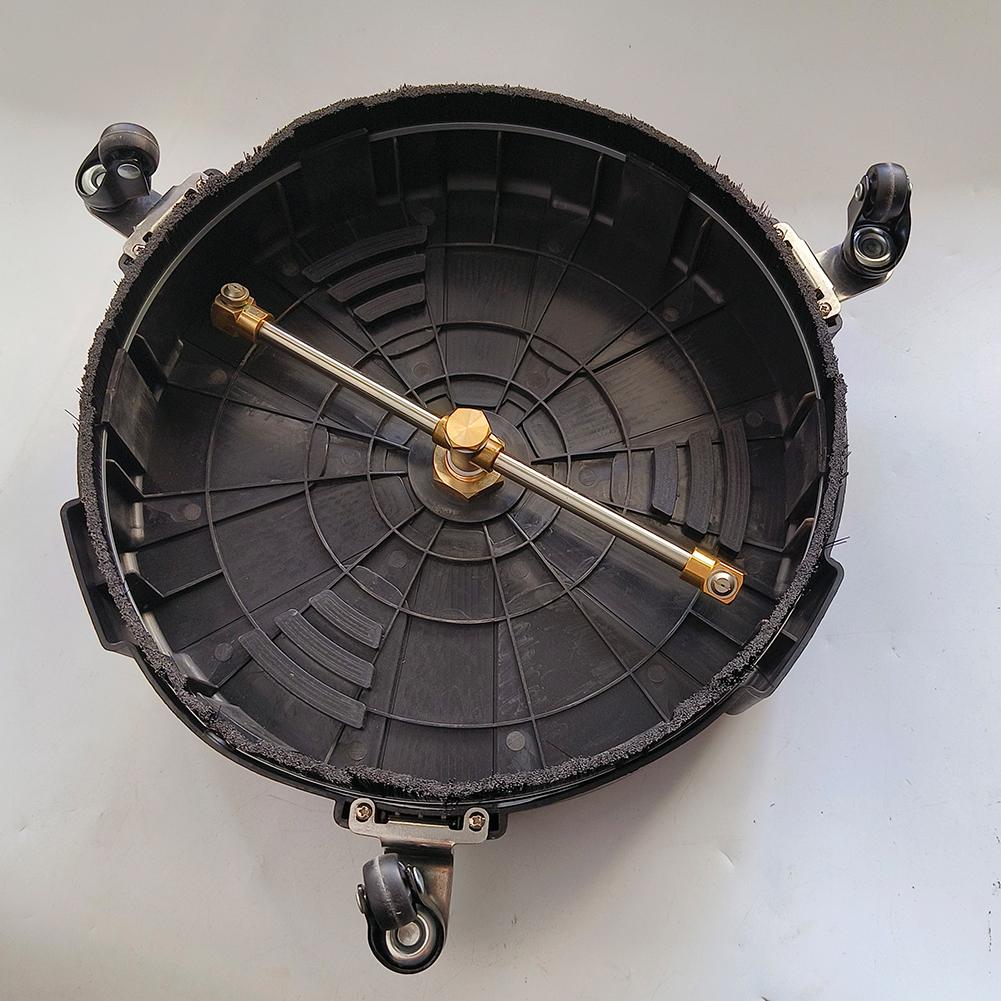 Очиститель патио 1/4 с быстрым соединением, насадка для очистки поверхностей, 2500 фунтов на кв. дюйм, сменные насадки для мойки высокого давления с 3 колесами