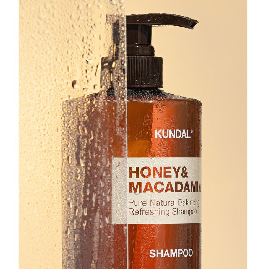 KUNDAL Шампунь с медом и макадамией 500 мл + Бальзам 500 мл Набор Выбор аромата, Популярный корейский набор косметики