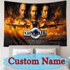 [Custom Name Tapestry]Con Air Escape Skies Tapestry Wall Hanging Tapestry for Game Room Study Room Bar Hotel Decor