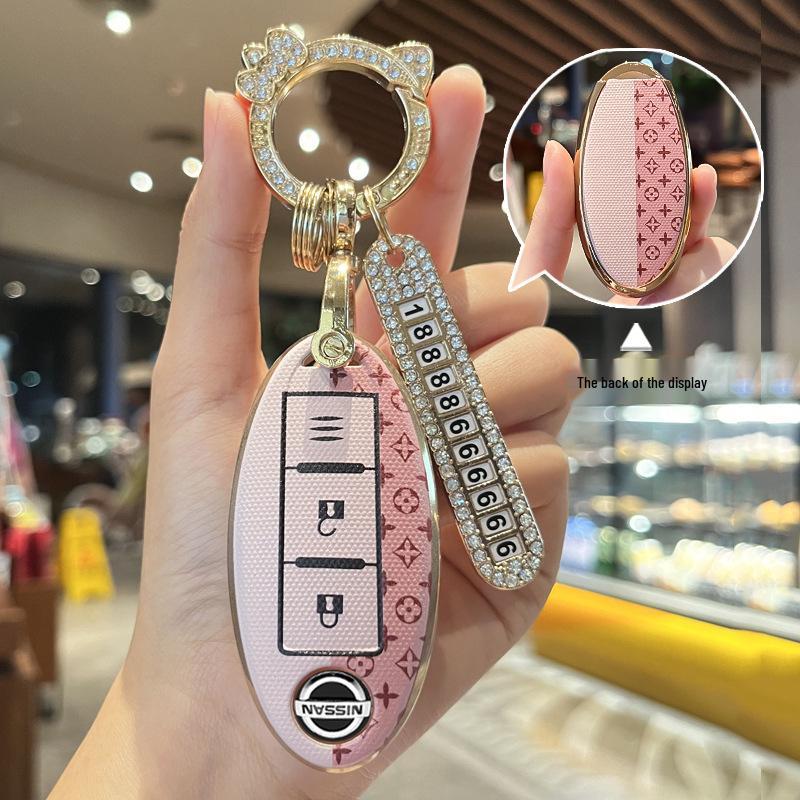 Nissan Sylphy, Teana, Qashqai, Tiida, Lannia, Bluebird Чехол для ключей и Женская сумка