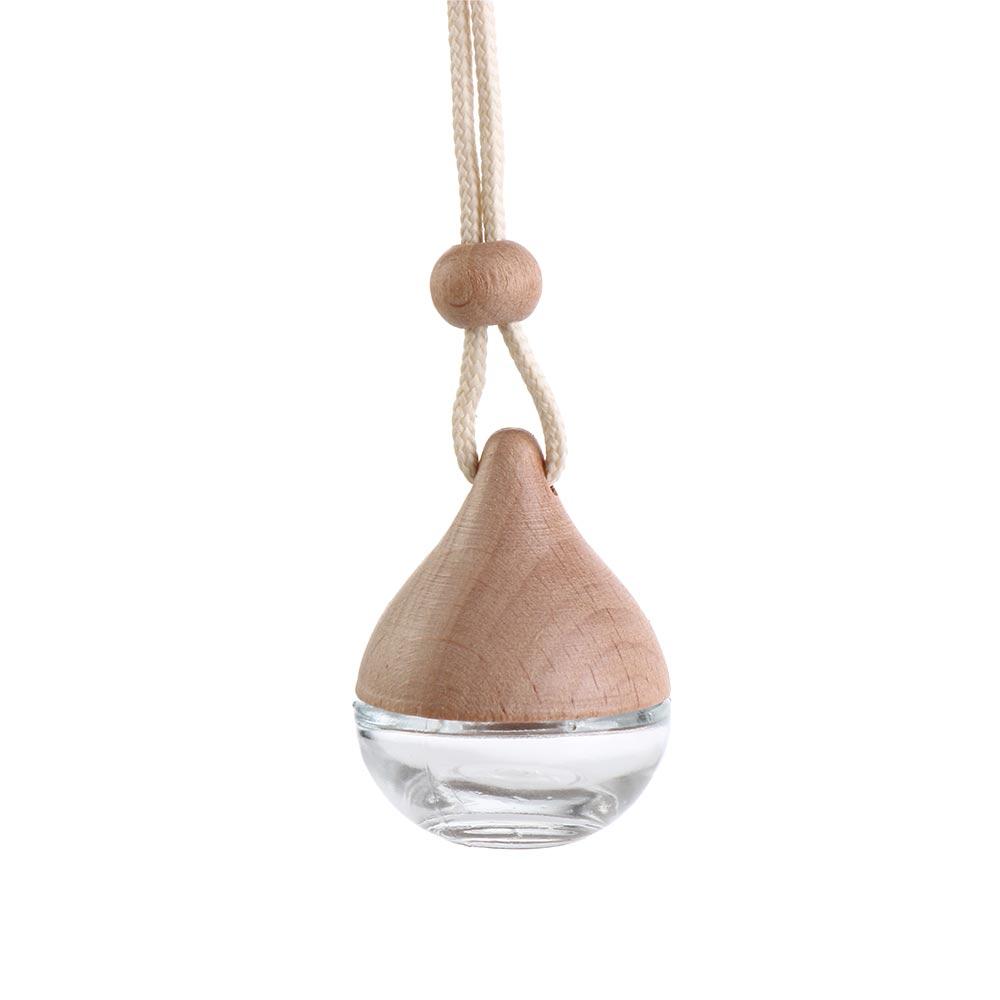Aromatherapy Refillable Diffuser Auto Air Fresher Rearview Mirror Ornament Car Perfume Pendant