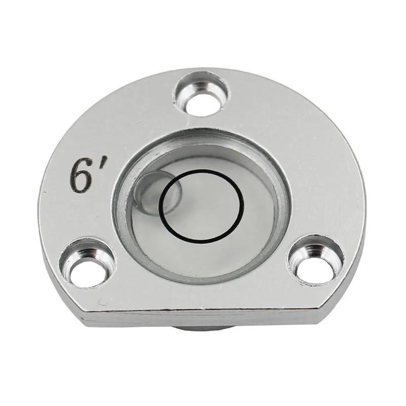 Semicircle Nivel Bubble Level for Total Station 6 Minutes Spirit Level Bead with 3 Mounting Holes Upper Flange Level instrument