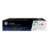 HP 126A Tri-Color Toner Cartridge 3-Pack (CF341A) Genuine for HP LaserJet Pro CP1025