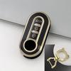 For FIAT 500 Ducato Panda Punto 500L Lancia Musa TPU Key Cover Key Case Shell Fob Protector Key Accessories