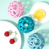 Color Kids 1 шт. Новая силиконовая погремушка-прорезыватель для младенцев, шарик, игрушка-погремушка в форме шарика, уход за полостью рта, игрушки для прорезывания зубов у младенцев, мягкий безопасный прорезыватель