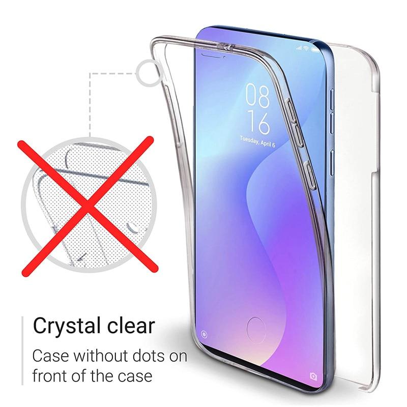 Защитный чехол на 360 градусов для POCO M3 X3 NFC Xiaomi Mi 11 10T A3 Note 10 Lite Fundas Redmi Note 9S 9 Pro 9A 9C 9AT 8 8T 8A, мягкий силиконовый чехол