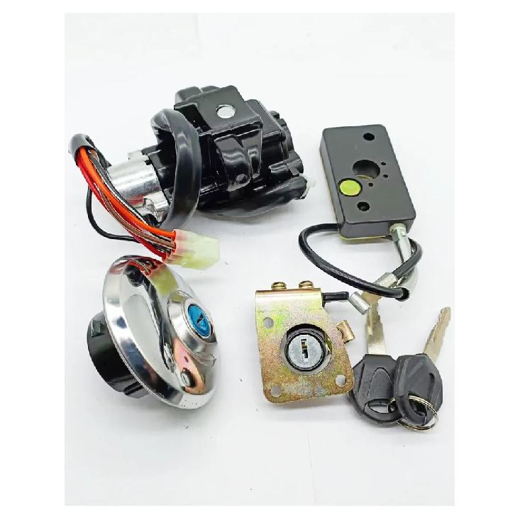 Ignition Switch Lock Gas Cap Set Lock Key For Suzuki GZ125 1998/1999/2000/2001/2002/2003/GZ250 1999/2000/2001/2002/2003-2011