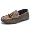 Fashion Vintage Tassel Man Loafers Classic Handmade Leather Casual Shoes Men Flats Comfort Male Driving Shoes Mocassim Masculino