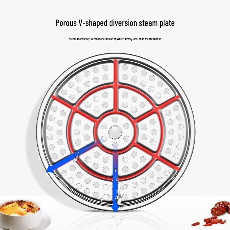 SUPOR 304 Stainless Steel Double Layer Steamer Pot
