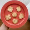 Формочки для печенья ко Дню святого Валентина Мини Мультяшная форма для печенья Роза Цветок Сердцеобразные штампы для печенья Домашняя нажимная форма для выпечки