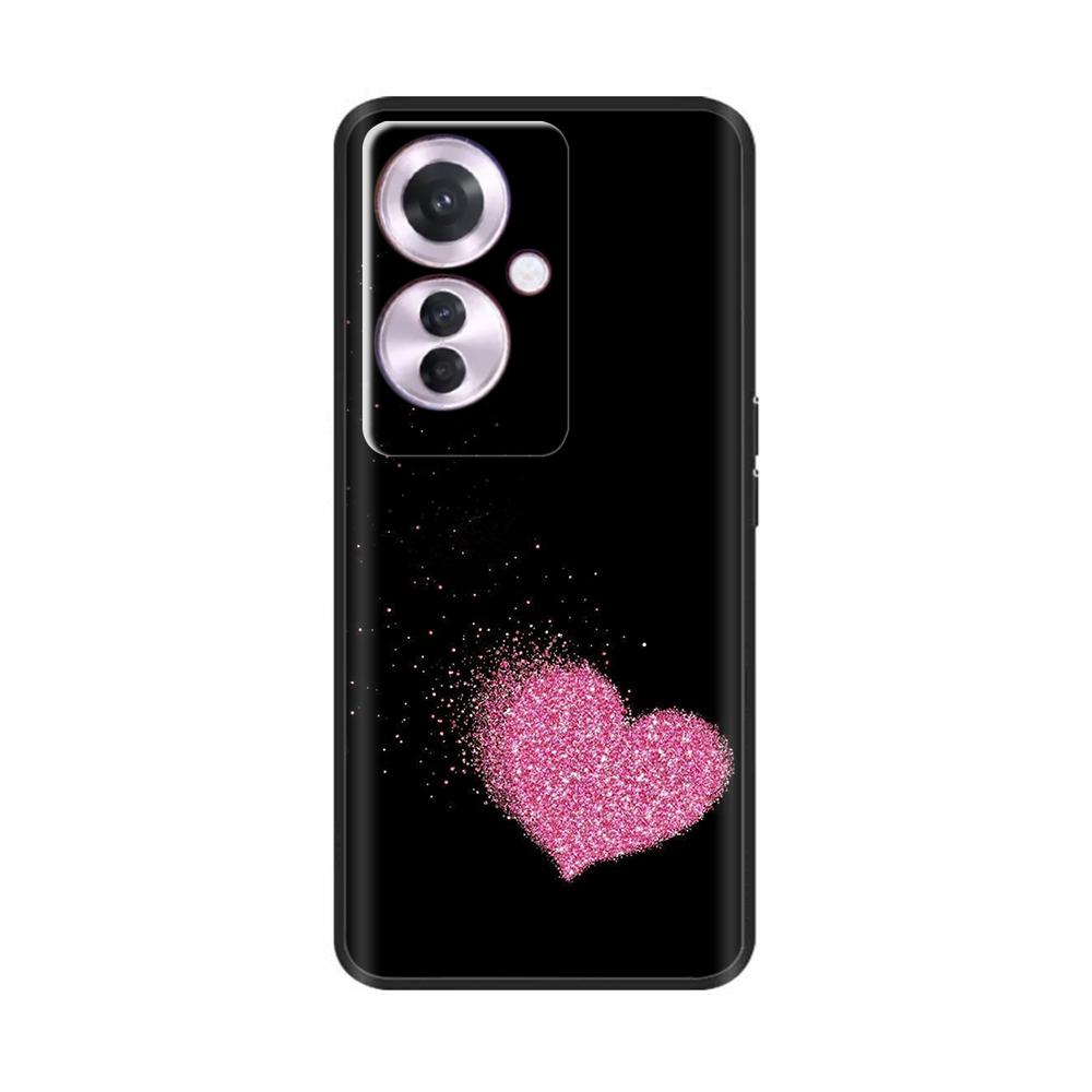 Чехол для OPPO Reno 11F 5G Чехол для Reno 11F Задняя крышка Милые животные Мягкий ТПУ Силиконовый чехол для телефона Для Reno 11 F Reno11f Чехлы