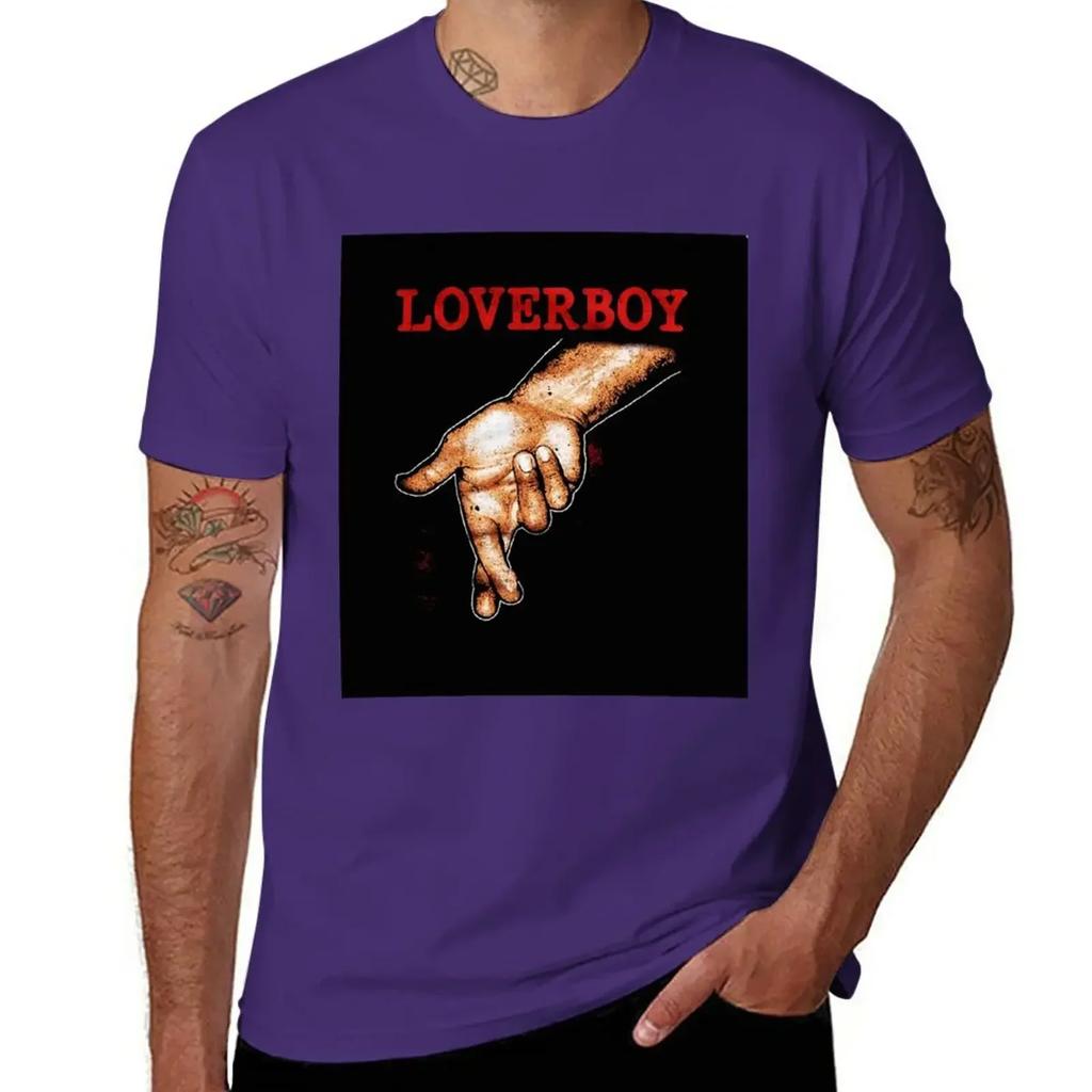 Band Rock Loverboy Logo Tshirt Heavyweights Sweat Unisexs T Shirts