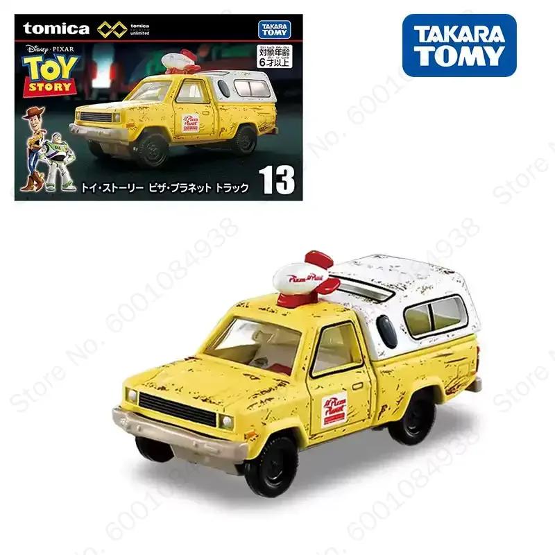 Tomica Pixar Cars ТПУ 13 Грузовик-доставщик Pizza Planet Модель Транспортного Средства Коллекционная Игрушка Дисплей Подарок