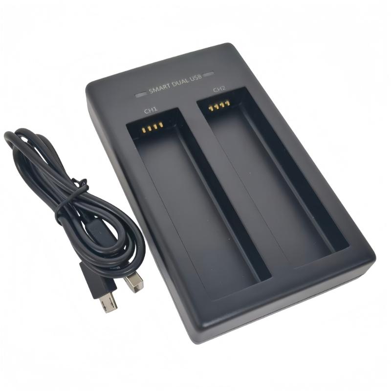 2-Slot USB Charger USB HB01 For 5V Drones Batteries Fast Simultaneous Charging Lightweight And Portable