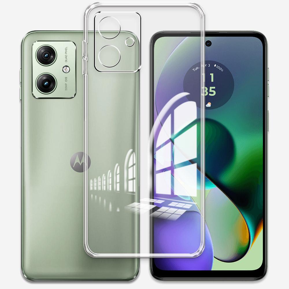 Для Moto G64 5G Чехол Прозрачный Силиконовый Мягкий Чехол Для Телефона или Moto G54 Power Противоударный Защитный Чехол Coque на Motorola Moto G04S Funda