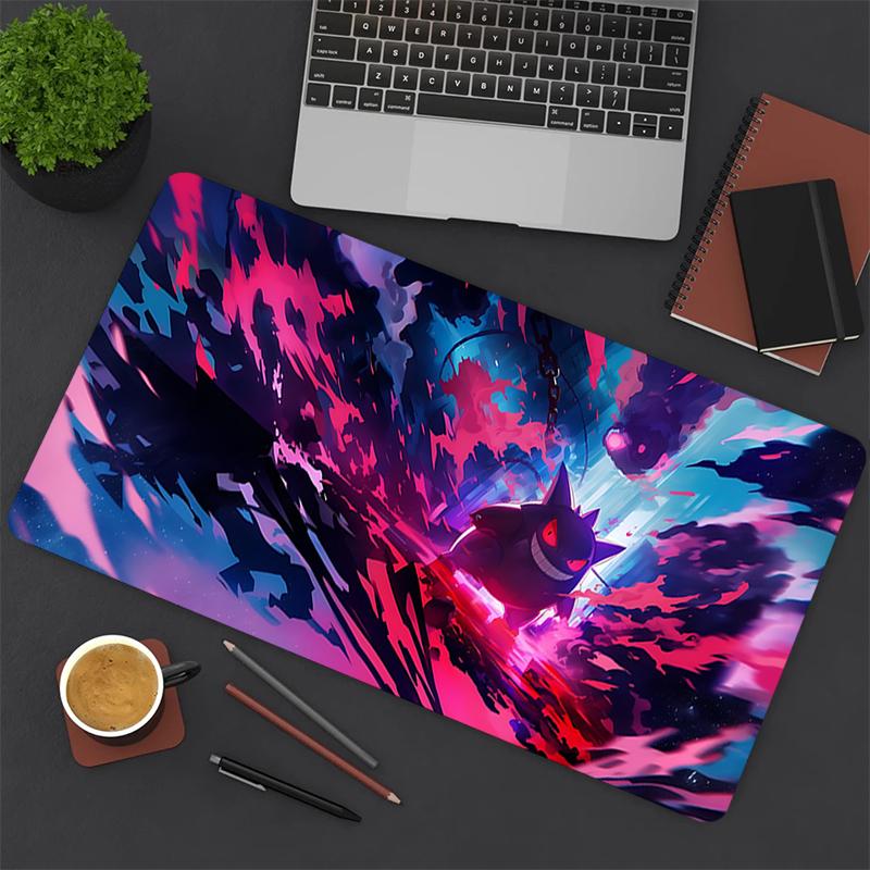 1Pc Neon Dreamscape Gaming Mouse Pad Keyboard Desk Mat Non-slip Rubber Lock Edge Waterproof Computer Mousepad for Office Home Decor S1869