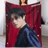 WOOYOUNG Birthday ATEEZ KPOP Throw Blanket Mens Soft Warm Throw Blanket for Couch