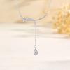 Smile Water Drop Necklace Women's Personality Fashion Niche Exquisite Ins Cold Style Necklace