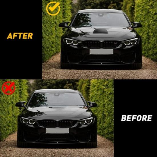 Universal Car Pickup Decorative Air Intake Flow Hood Scoop Vent Bonnet Cover