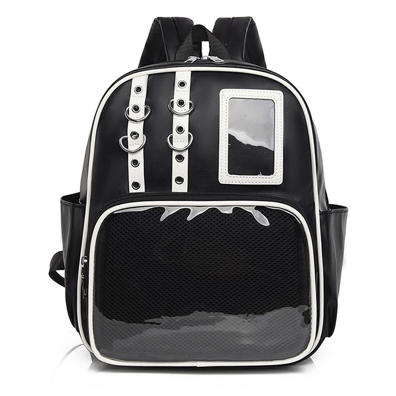 School Ita Bag Fashion Trends Transparent Zipper Backpack Preppy Style Soft Women Bags