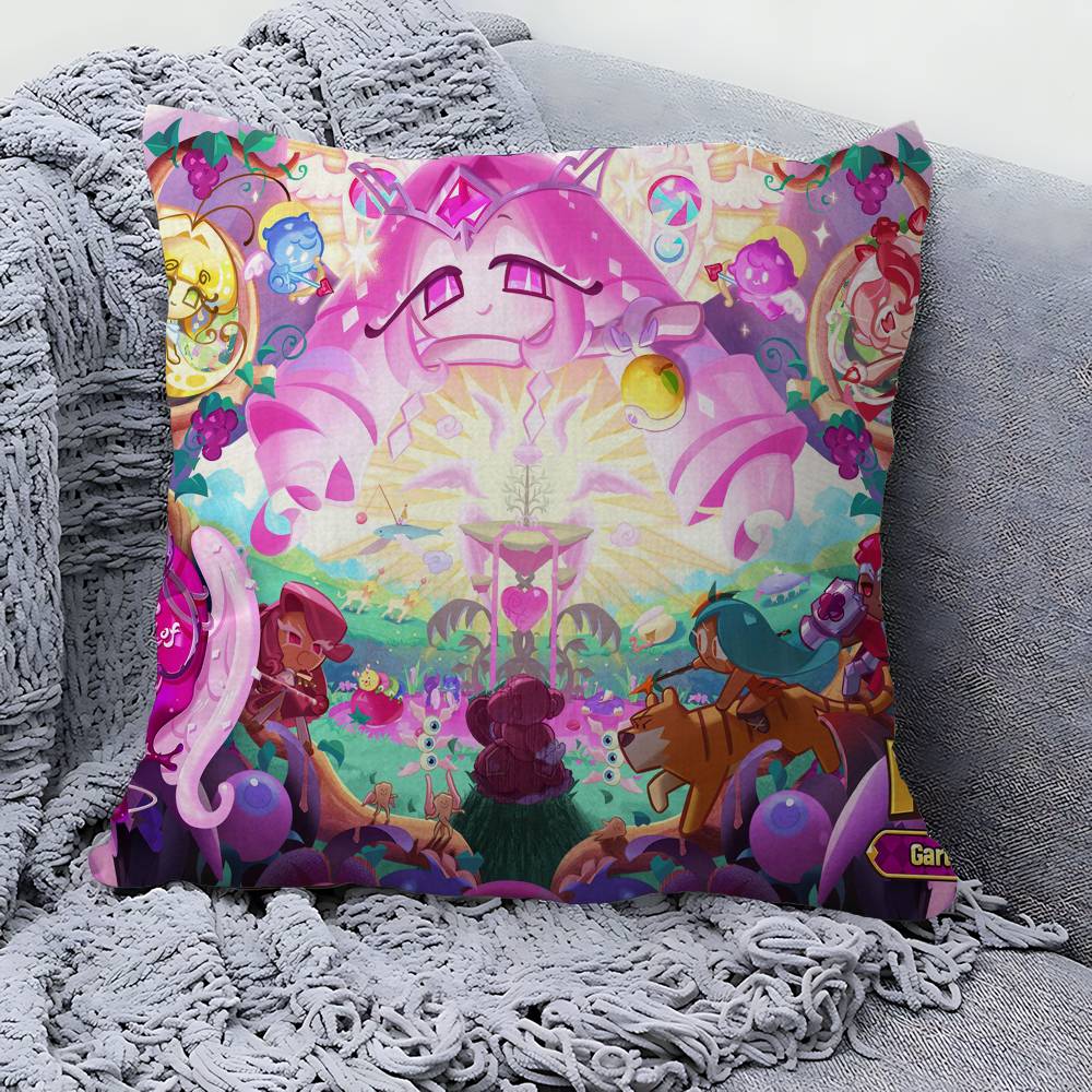 Game C-Cookie R-Run K-Kingdom Personalized Pillow Dust Cover Bedroom Kids Party Decoration Pillowcase Birthday Children Gift
