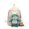 Рюкзак для девочек, легкий дорожный рюкзак с рисунком милой лягушки, школьная сумка для учеников младших классов средней школы