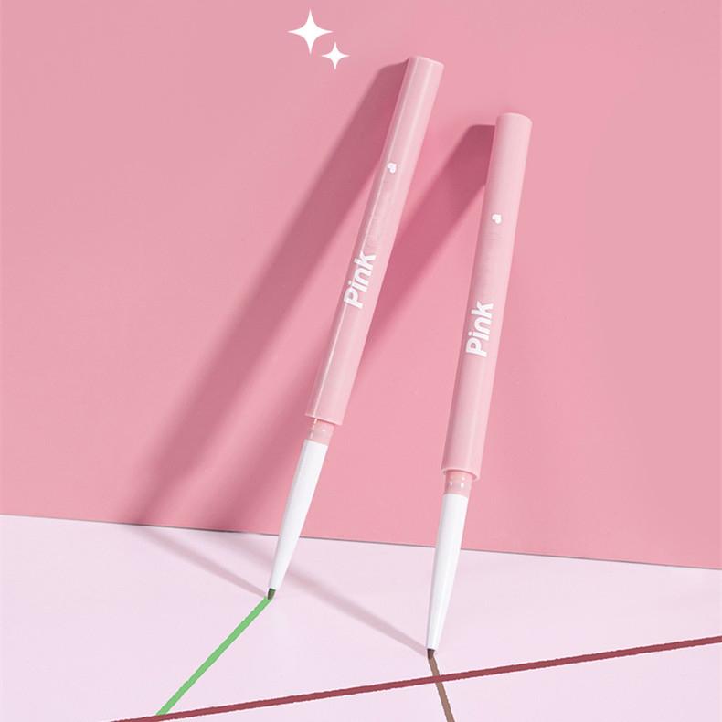 Новый макияж для глаз Гелевая подводка для глаз Карандаш Водостойкая долговечная Цветная подводка для глаз Цвет Красный Коричневый Лежащий шелкопряд Ручка Пигмент Матовая подводка для глаз