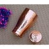 Hammered Copper Water Bottle Jar - 1L | With Inbuit Glass In Lid | Antique Hammered Design