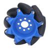 3in 45 Degrees Omnidirectional Wheel with 8 TPU Rubber Drive Rollers Industrial Robot Car PartsLeft 5606‑0100‑0076