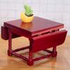 1/12 Dollhouse Miniature Table Furniture Toys Wooden Table Doll House Decoration Simulation Chair