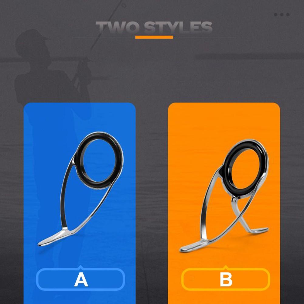 Верхнее кольцо удочки из нержавеющей стали, ремонт керамики